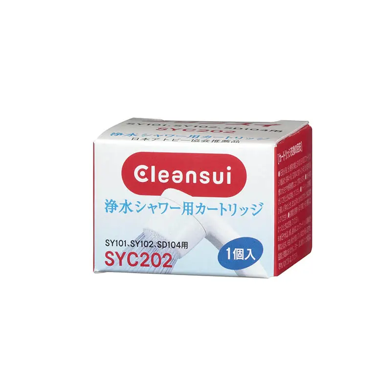 Cleansui シャワー用浄水カートリッジ SYC202W ５個（2個入り） 61MaVAQZkiL._AC_UF350,