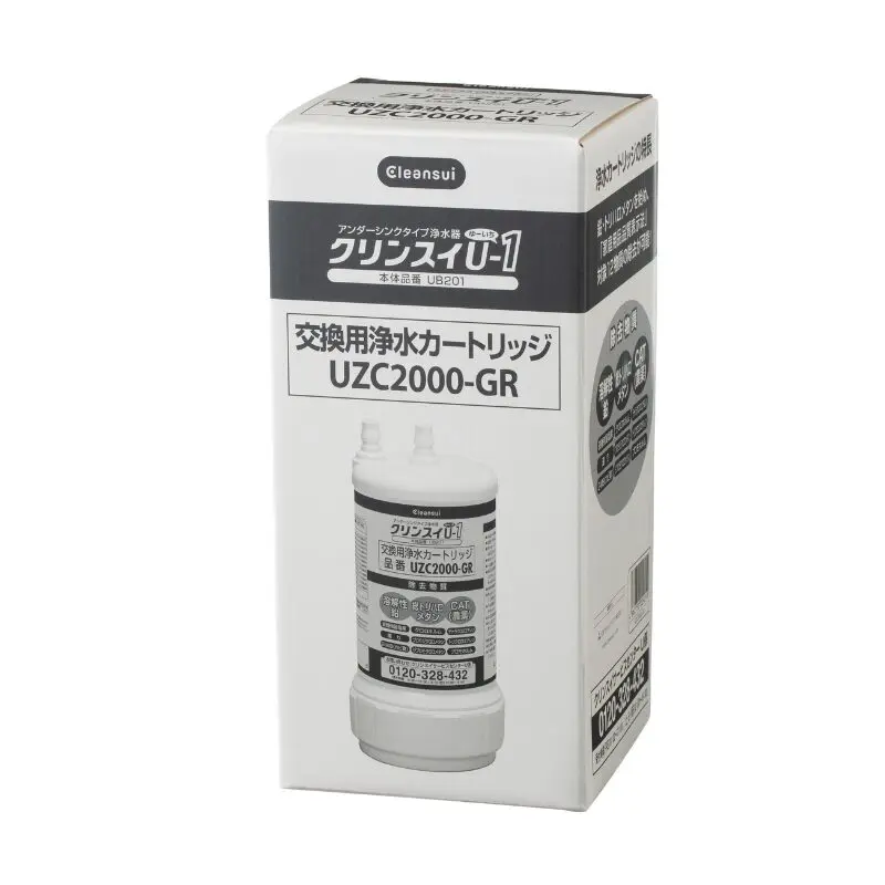 UZC2000-GR⭐️交換用浄水カートリッジ 12物質除去 高性能タイプ Amazon | 【正規品】UZC2000-GR 交換用浄水カートリッジ 12物質除去 高