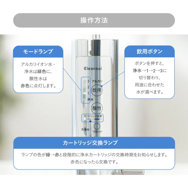 AL800 | クリンスイの製品 | 家庭用・浄水器の三菱ケミカル